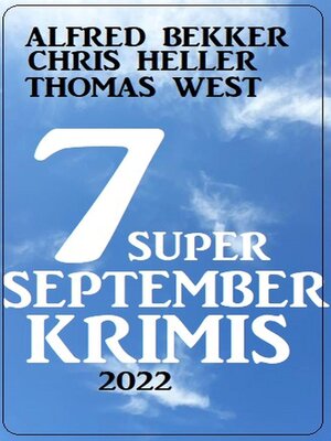 cover image of 7 Super September Krimis 2022